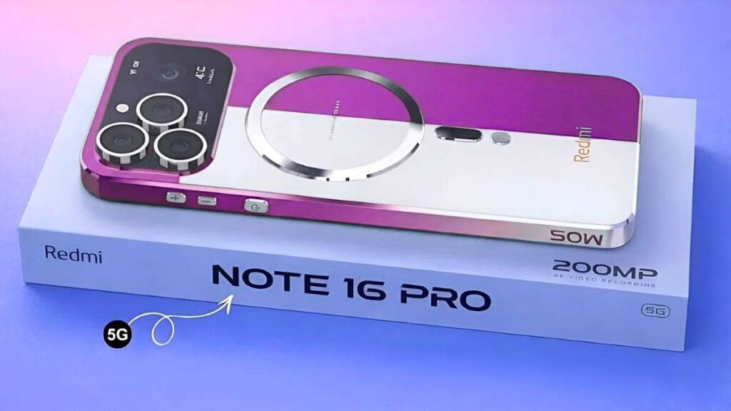 Redmi Note 16 Pro 5G Brings 200MP Photography 120Hz Display and 80W Fast Charging